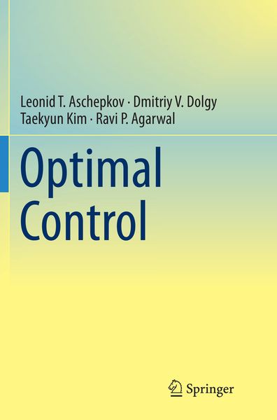 Produktbild: Optimal Control