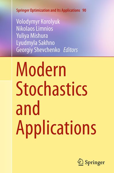 Produktbild: Modern Stochastics and Applications