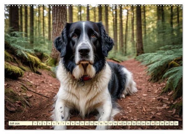 Produktbild: Molosser - Gigantischer Kuschelfaktor (Wandkalender 2026 DIN A2 quer), CALVENDO Monatskalender