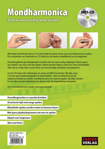 Produktbild: Mondharmonica - Snel en eenvoudig leren spelen + MP3-CD