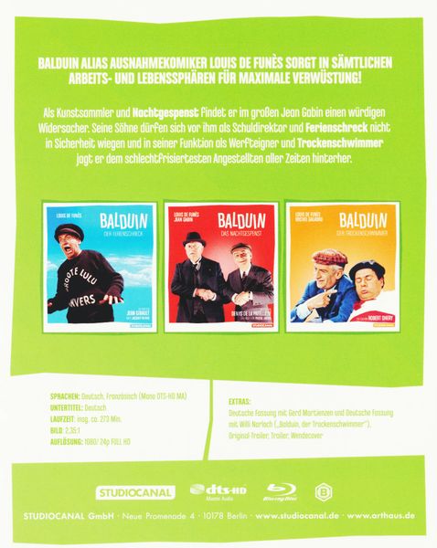Produktbild: Louis de Funes - Baldiun Collection [3 BRs]
