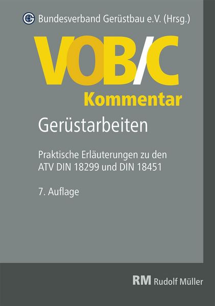 Produktbild: VOB/C Kommentar - Ger&uuml;starbeiten - E-Book