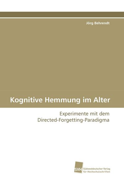 Produktbild: Kognitive Hemmung im Alter