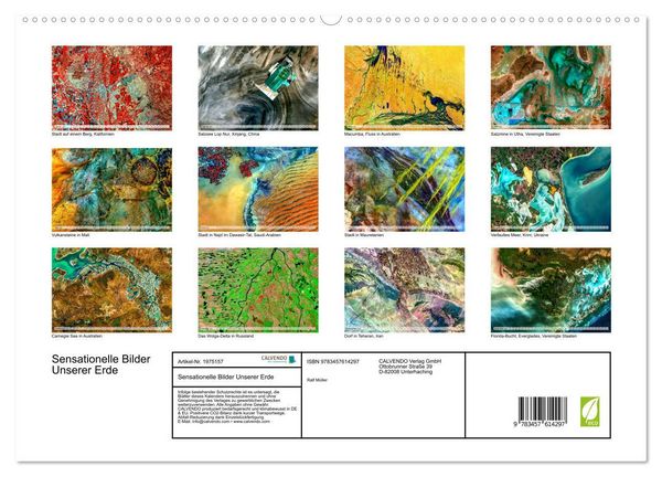 Produktbild: Sensationelle Bilder Unserer Erde (Wandkalender 2026 DIN A2 quer), CALVENDO Monatskalender