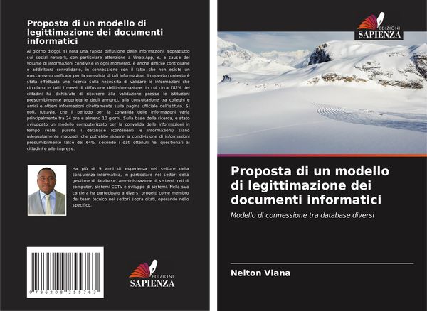 Produktbild: Proposta di un modello di legittimazione dei documenti informatici