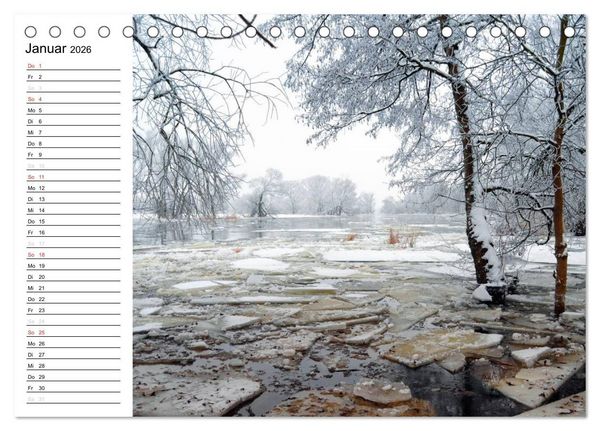 Produktbild: Die Jahreszeiten im Havelland (Tischkalender 2026 DIN A5 quer), CALVENDO Monatskalender