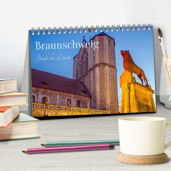 Produktbild: Braunschweig - Stadt des L&ouml;wen (Tischkalender 2027 DIN A5 quer), CALVENDO Monatskalender