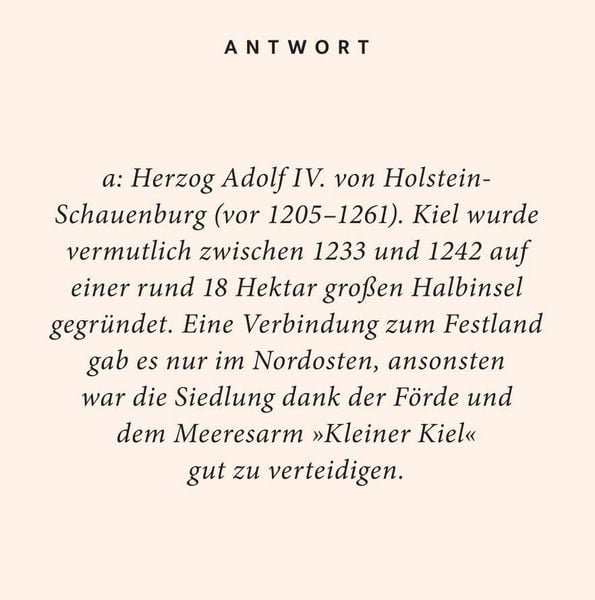 Produktbild: Kiel-Quiz