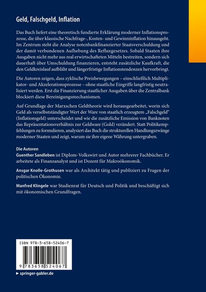 Produktbild: Geld, Falschgeld, Inflation