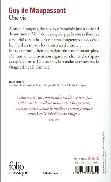 Produktbild: FRE-VIE MAUPASSANT