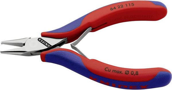 Produktbild: Knipex 64 22 115 Elektronik- u. Feinmechanik Vornschneider mit Facette 115mm