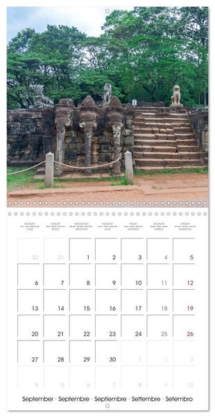 Produktbild: ANGKOR, TEMPLE IN THE JUNGLE (Wall Calendar 2027 12 &times; 12 Inch) CALVENDO 12 Month Wall Calendar