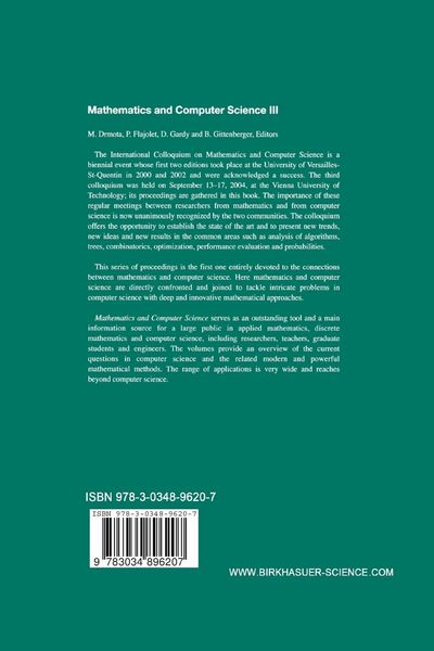 Produktbild: Mathematics and Computer Science III