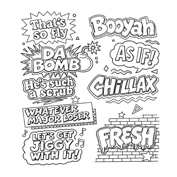 Produktbild: The 1990s Nostalgia Coloring Book