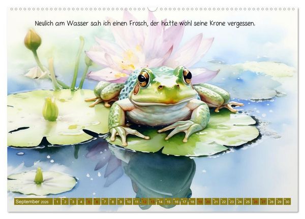 Produktbild: Neulich am Wasser (hochwertiger Premium Wandkalender 2026 DIN A2 quer), Kunstdruck in Hochglanz