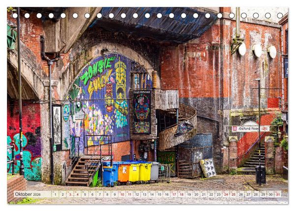 Produktbild: Faszination Manchester (Tischkalender 2026 DIN A5 quer), CALVENDO Monatskalender