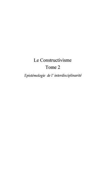 Produktbild: Constructivisme 2 Le