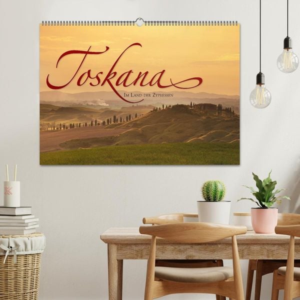 Produktbild: TOSKANA Im Land der Zypressen (Wandkalender 2026 DIN A2 quer), CALVENDO Monatskalender