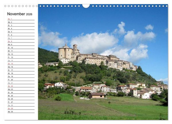 Produktbild: Camino di Assisi - Franziskusweg (Wandkalender 2026 DIN A3 quer), CALVENDO Monatskalender