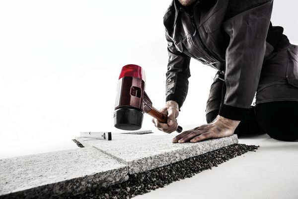 Produktbild: Halder SIMPLEX 3026.030 Schonhammer ergonomischer Griff, hart, mittelhart 345g 295mm 1St.