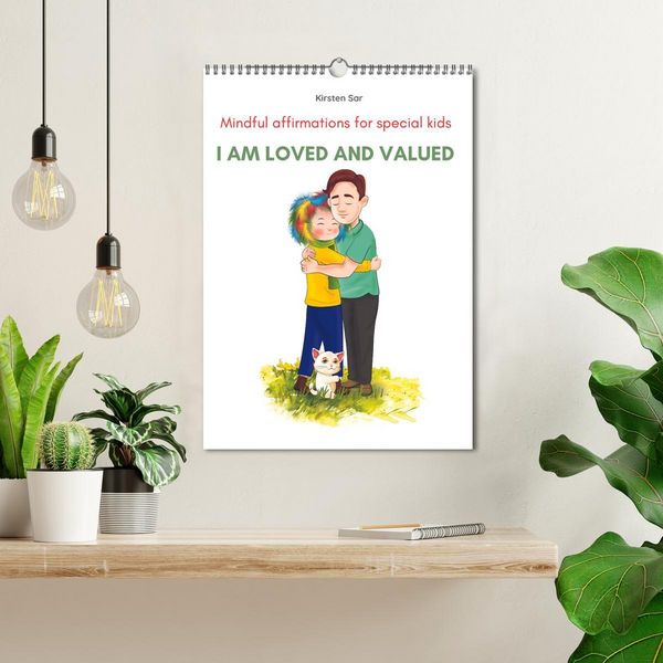 Produktbild: I am loved and valued (Wall Calendar 2026 DIN A3 portrait), CALVENDO 12 Month Wall Calendar
