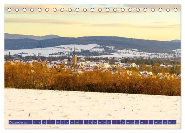 Produktbild: Duderstadt im Winter (Tischkalender 2027 DIN A5 quer), CALVENDO Monatskalender