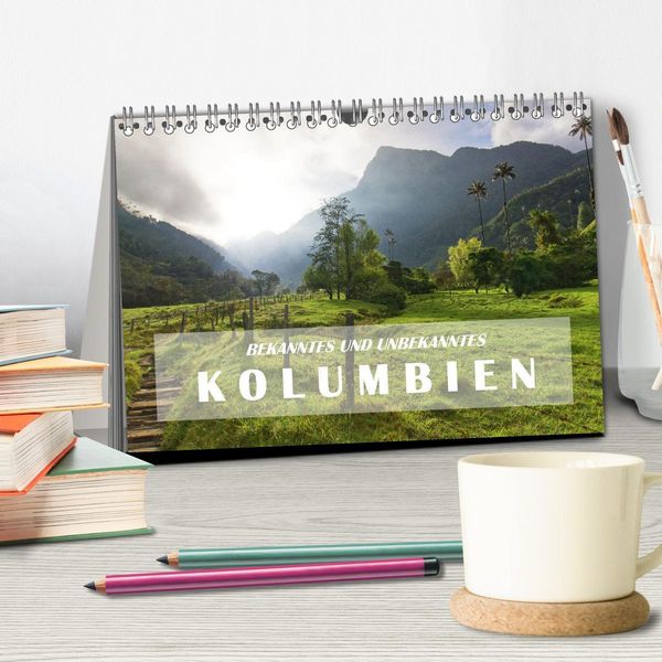 Produktbild: BEKANNTES UND UNBEKANNTES KOLUMBIEN (Tischkalender 2026 DIN A5 quer), CALVENDO Monatskalender