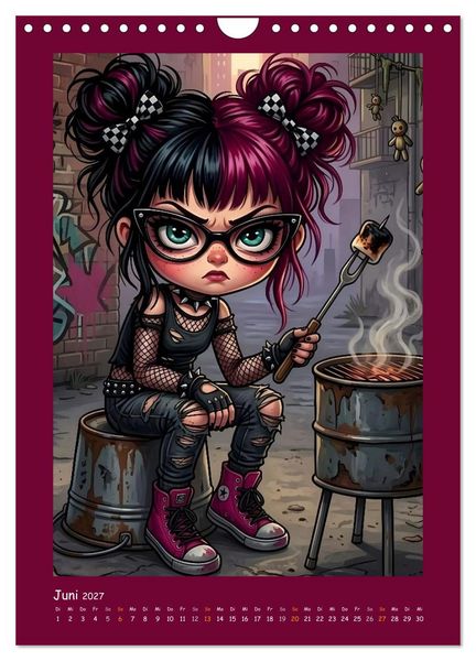 Produktbild: Fabulous Dolls - Gothic-G&ouml;res Abenteuer (Wandkalender 2027 DIN A4 hoch), CALVENDO Monatskalender