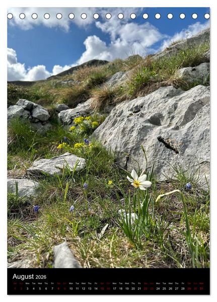 Produktbild: Durmitor &mdash; Majestic Peaks of Montenegro (Desk Calendar 2026 DIN A5 portrait), CALVENDO 12 Month DeskCalendar