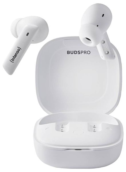 Produktbild: Intenso Buds Pro T502HAE wei&szlig; In Ear Kopfh&ouml;rer Bluetooth&reg; Wei&szlig; Noise Cancelling Wasserabweisend Handy