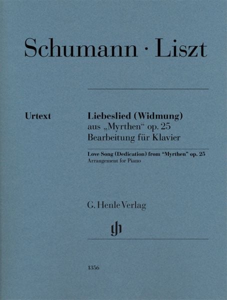 Franz Liszt - Liebeslied (Widmung) aus „Myrthen“ op. 25 (Robert Schumann)