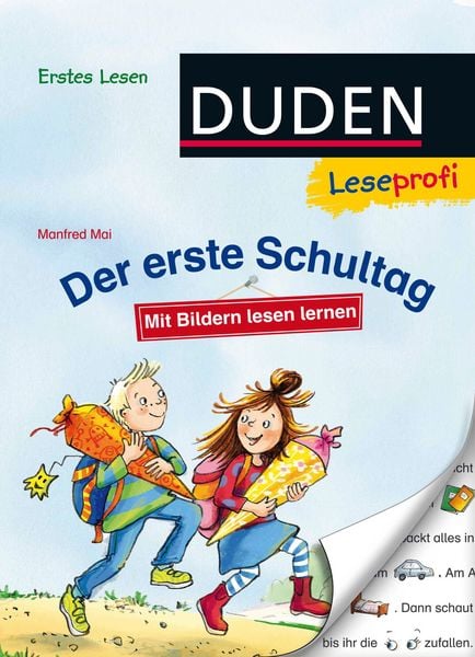 Produktbild: Duden Leseprofi &ndash; Mit Bildern lesen lernen: Der erste Schultag, Erstes Lesen