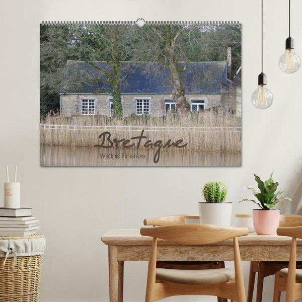 Produktbild: Bretagne - Wildnis Finist&egrave;re (Wandkalender 2026 DIN A2 quer), CALVENDO Monatskalender
