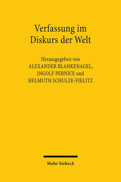 Produktbild: Verfassung im Diskurs der Welt