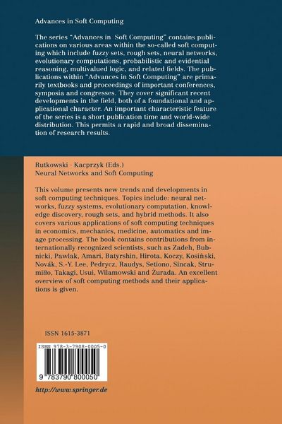 Produktbild: Neural Networks and Soft Computing