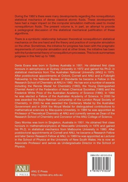 Produktbild: Statistical Mechanics of Nonequilibrium Liquids