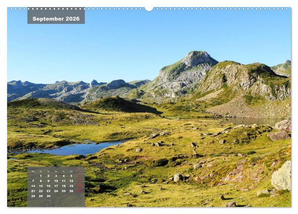 Produktbild: Die wilden Pyren&auml;en (Wandkalender 2026 DIN A2 quer), CALVENDO Monatskalender
