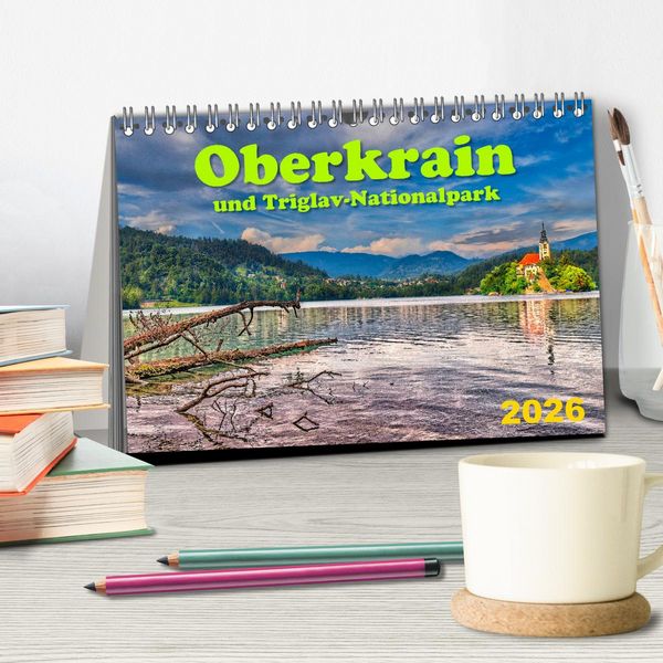 Produktbild: Oberkrain und Triglav-Nationalpark (Tischkalender 2026 DIN A5 quer), CALVENDO Monatskalender