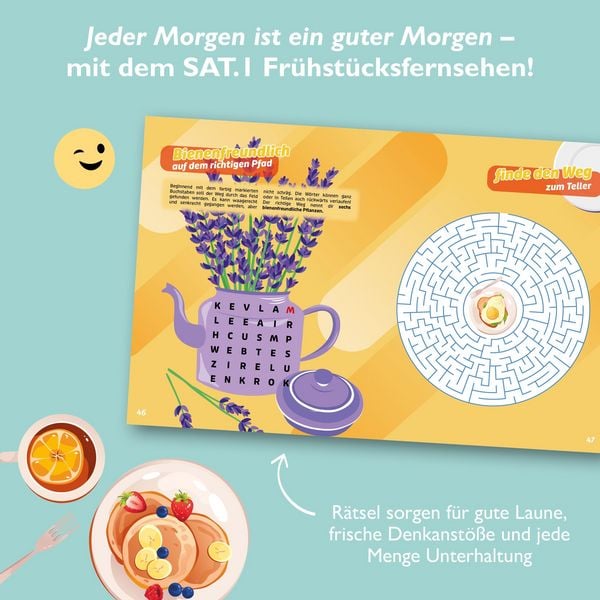 Produktbild: Das SAT.1-Fr&uuml;hst&uuml;cksfernsehen-R&auml;tselbuch