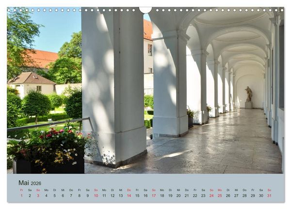 Produktbild: Stressfreie Zone! Parks und gr&uuml;ne Oasen in Augsburg (Wandkalender 2026 DIN A3 quer), CALVENDO Monatskalender