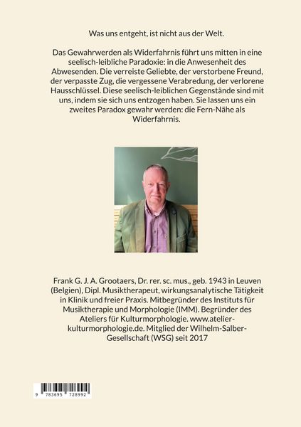 Produktbild: Gewahrwerden als Widerfahrnis