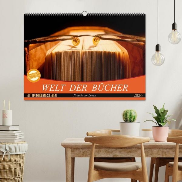 Produktbild: Welt der B&uuml;cher (Wandkalender 2026 DIN A2 quer), CALVENDO Monatskalender