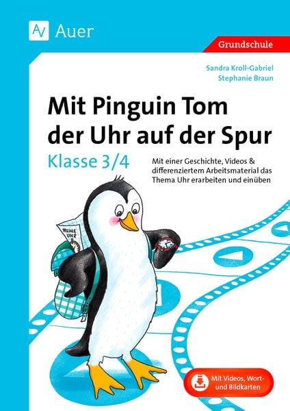 Produktbild: Mit Pinguin Tom der Uhr auf der Spur - Klasse 3/4