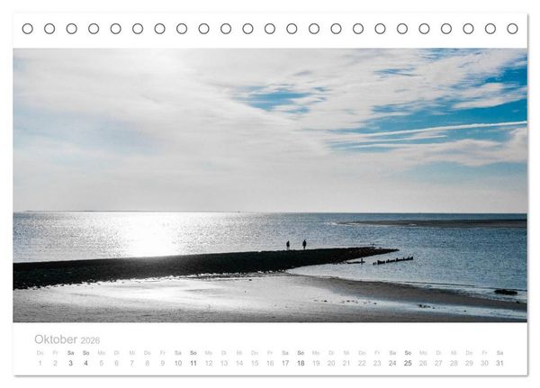 Produktbild: Einfach Borkum (Tischkalender 2026 DIN A5 quer), CALVENDO Monatskalender