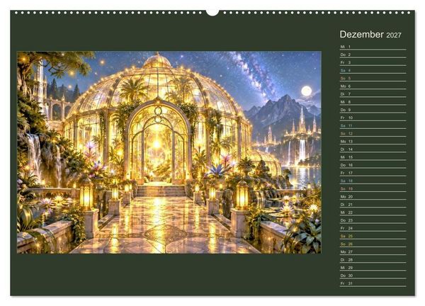 Produktbild: M&auml;rchenh&auml;user von morgen (Wandkalender 2027 DIN A2 quer), CALVENDO Monatskalender