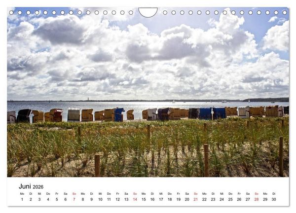 Produktbild: Strande und B&uuml;lk 2026 (Wandkalender 2026 DIN A4 quer), CALVENDO Monatskalender