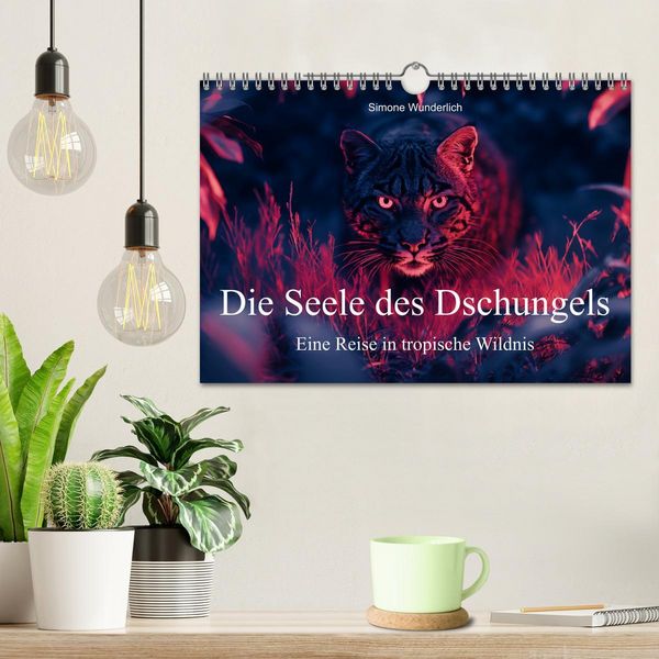 Produktbild: Die Seele des Dschungels - Eine Reise in tropische Wildnis (Wandkalender 2026 DIN A4 quer), CALVENDO Monatskalender