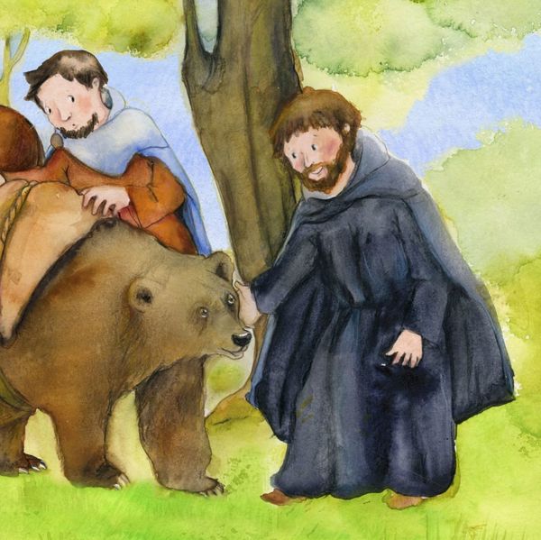 Produktbild: Korbinian und der Bär. Mini-Bilderbuch