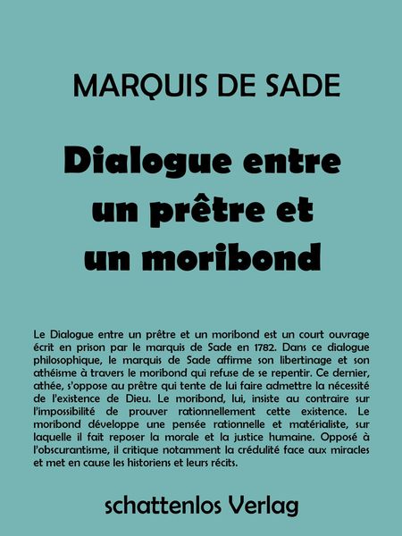 Produktbild: Dialogue entre un pr&ecirc;tre et un moribond