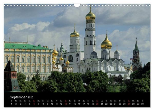 Produktbild: Moskau (Wandkalender 2026 DIN A3 quer), CALVENDO Monatskalender